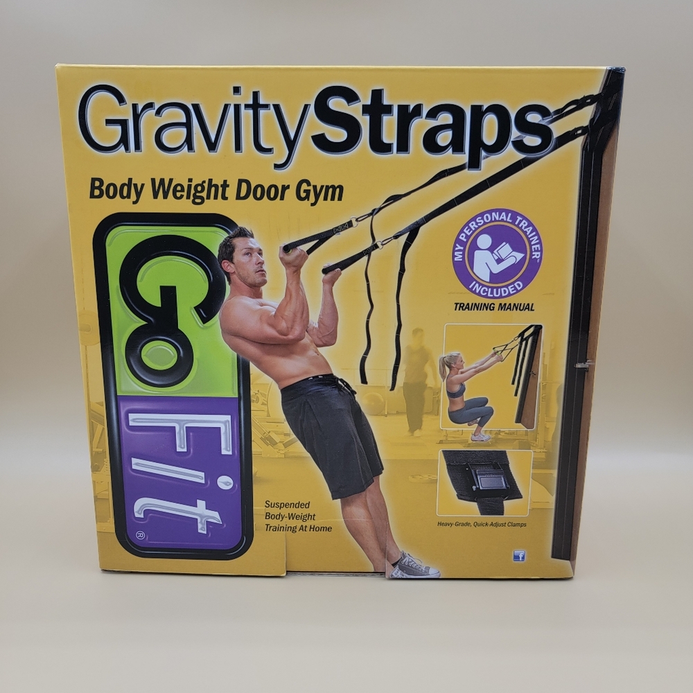 Go Fit Gravity Straps Body Weight Door Gym Suspended Body Weight Traning New